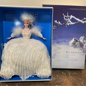 1994 Mattel Snow Princess Barbie Doll from Enchanted Seasons Collection NIB